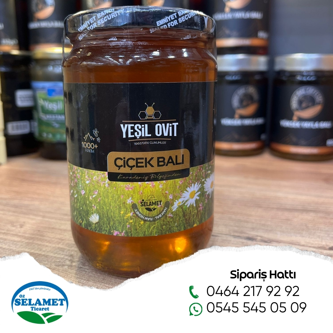 Yaşil Ovit Çiçek Balı 1000g