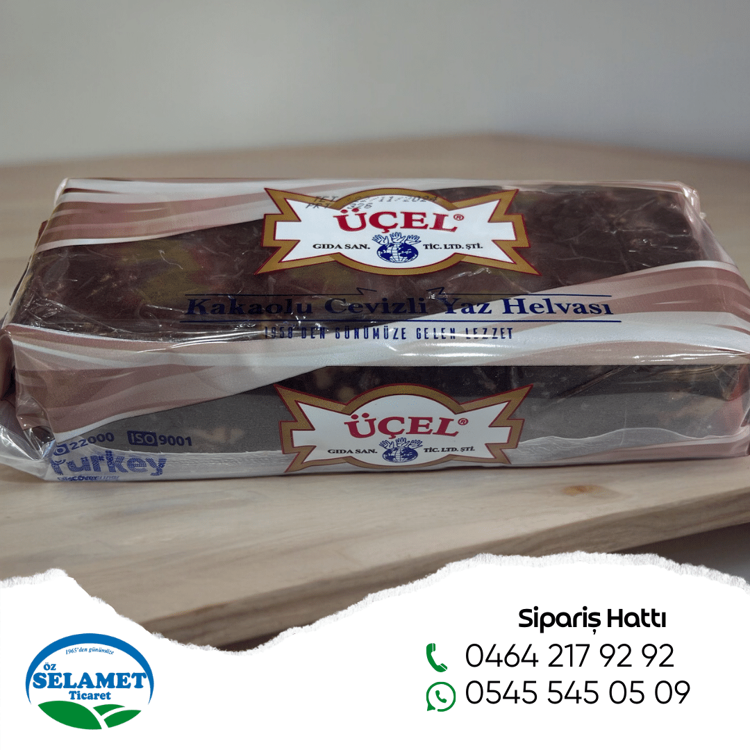 Kakaolu Cevizli Yaz Helvası 1 KG Kakaolu Cevizli Yaz Helvası 1 KG