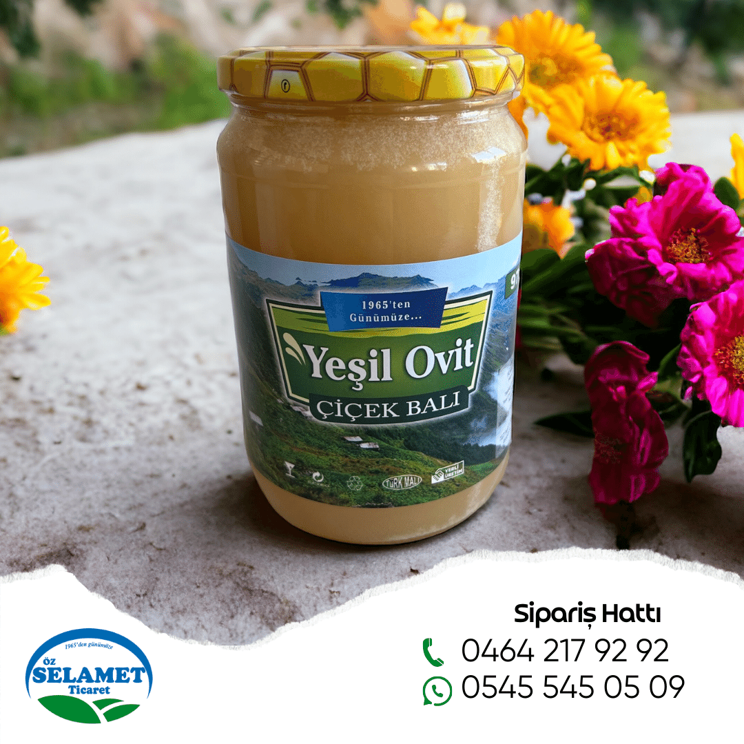 Yeşil Ovit Çiçek Balı 1 KG Yeşil Ovit Çiçek Balı 1 KG