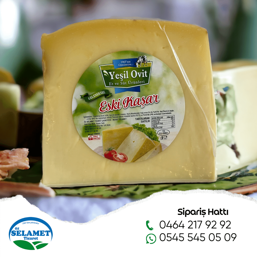 Yeşil Ovit Eski Kaşar 1 KG