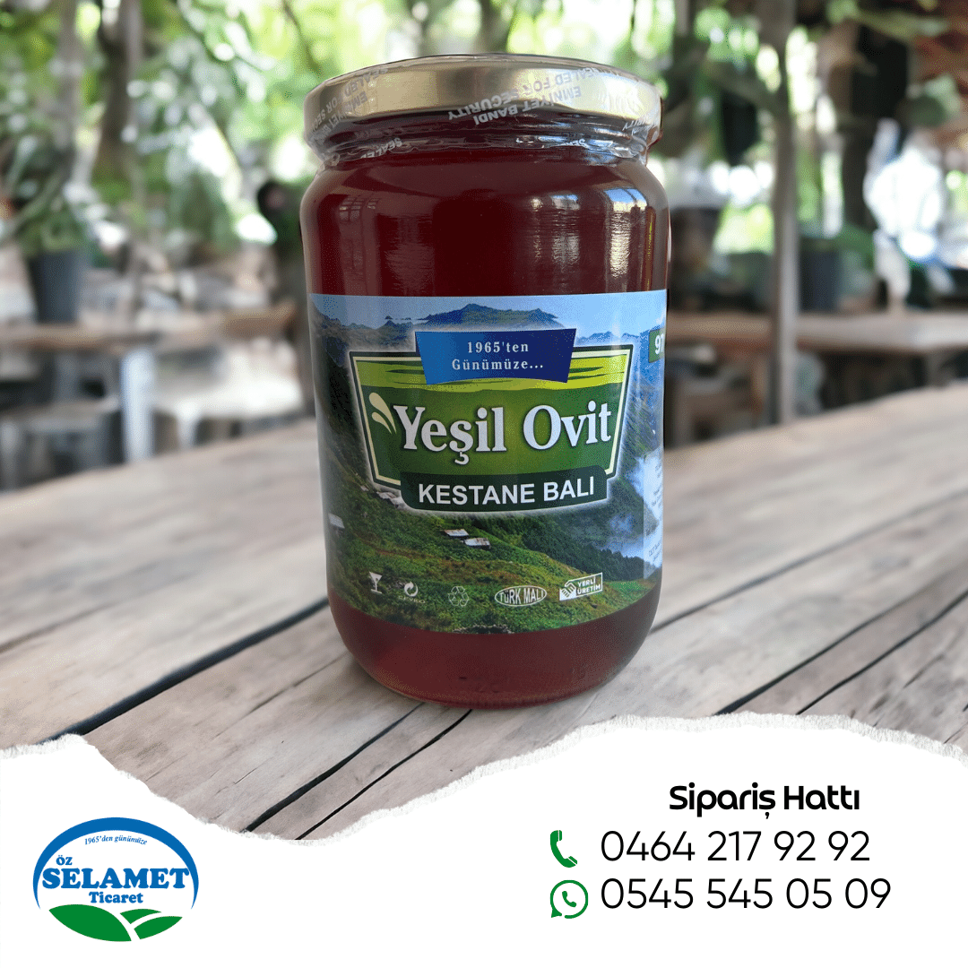 Yeşil Ovit Kestane Balı 1 KG